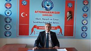 TÜRKİYE KAMU-SEN AFYONKARAHİSAR İL TEMSİLCİLİĞİNDEN AÇIKLAMA..