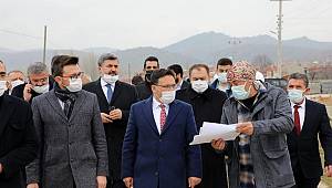 Vali Çiçek, Ayazini ve Emre Gölü'nde Devam Eden Çalışmaları İnceledi