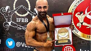 Yalçın Fırat Ergenekon, +80 kiloda Türkiye şampiyonu oldu..