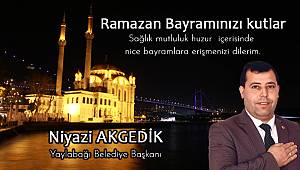 Başkan Akgedik'den Ramazan Bayramı Kutlaması..