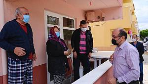 BAŞKAN MUSTAFA ÇÖL KAPLICADAKİ MİSAFİRLERİ ZİYARET ETTİ