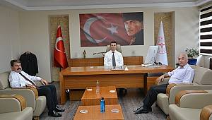  Başkan Sarı'dan, Serhat Korkmaz'a Ziyaret 