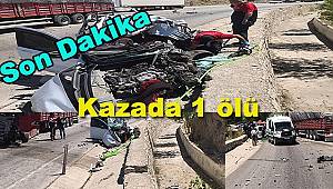  Dinar'da Feci Kaza: 1 ölü!