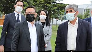 VALİ ÇİÇEK 2. KÜÇÜK SANAYİ SİTESİNE ZİYARETTE BULUNDU..