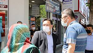 Vali Gökmen Çiçek Esnafları Ziyaret Ederek, Hayırlı Kazançlar Diledi