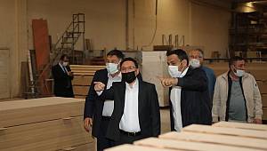 Vali Gökmen Çiçek Firma Ziyaretleri Gerçekleştirdi