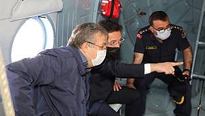 Vali Gökmen Çiçek Havadan Trafik Denetimi Yaptı