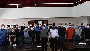  Zabıta Müdürlüğü Personelinden Başkan Sarı’ya Bayram Kutlaması ve teşekkür