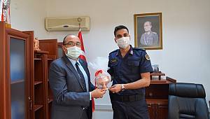 BAŞKAN MUSTAFA ÇÖL’DEN JANDARMA KOMUTANLIĞI’NA ZİYARET