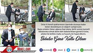 Başkan Sarı'dan Babalar Gününde anlamlı ziyaret