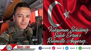 Başkan Sarı'dan Şehit Şafak Evran'ı Anma Mesajı