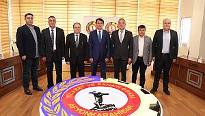 BAŞSAVCI ÇELENK’TEN ATSO’YA VEDA ZİYARETİ