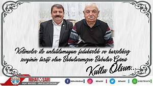 Belediye Başkanı Nihat Sarı’dan Babalar Günü Mesajı