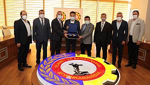 DEVA PARTİSİ GENEL BAŞKANI ALİ BABACAN, ATSO’YU ZİYARET ETTİ..