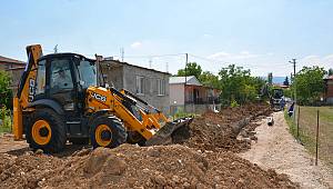 Dinar Belediyesi alt yapı çalışmalarına aralıksız devam ediyor