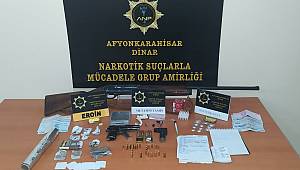 DİNAR'DA UYUŞTURUCU OPERASYONU
