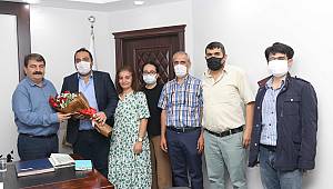 İmar Müdürlüğü Personellerinden Başkan Sarı’ya teşekkür ziyareti