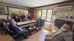 SAADET PARTİSİN'DEN EMEKLİLER DERNEĞI'NE ZİYARET 