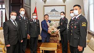 Jandarma’dan Vali Çiçek’e 182. Yıl Ziyareti