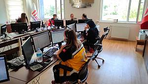 Sağlık İl Müdürlüğün'den Pandemi Çağrı Merkezine Ziyaret 