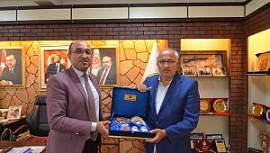 TAVŞANLI BELEDİYE BAŞKANI MUSTAFA GÜLER’DEN BAŞKAN ÇÖL’E ZİYARET