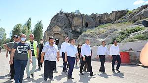 Vali Çiçek, Ayazini’de Projeleri İnceledi.