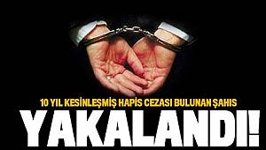 10 YIL HAPİS CEZASI BULUNAN ŞAHIS PARK HAYAT HASTANESİNDE YAKALANDI..