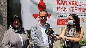 AK Kadınlar Kızılay'a kan bağışında bulundu