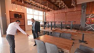 BAŞKAN MUSTAFA ÇÖL KAPLICADA İNCELEMELERDE BULUNDU