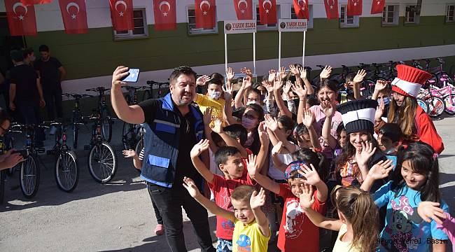 Çocukların mutluluğu yüzlere yansıdı
