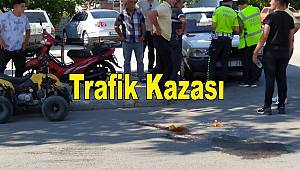 Dinar'da Trafik Kazası