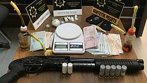 Dinar'da Uyuşturucu Yakalandı