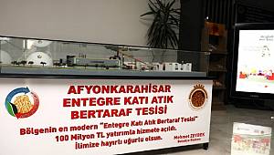 ENTEGRE KATI ATIK BERTARAF TESİSİ MAKETİ BELEDİYE BİNASINDA 
