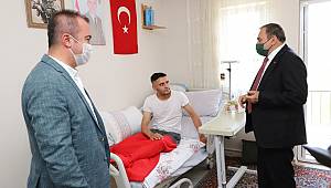 GAZİ YUSUF YAYLA’YA MORAL ZİYARETİ