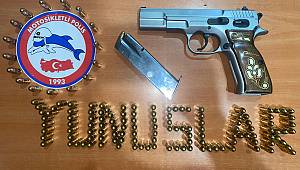 Kurusıkı Tabanca Ve 15 Adet Fişek Ele Geçirildi