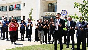 YENİ EMNİYET BİNASI İÇİN KURBAN KESİLDİ..