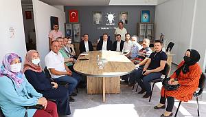 AK PARTİ HEYETİ İLÇELERE ÇIKARMA YAPTI