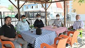  Başkan Sarı’dan Öğretmen Evi Müdürü Erdoğan'a Hayırlı olsun ziyareti