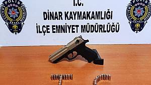  Dinar'da Havaya Silah İle Ateş Eden Kişi Yakalandı