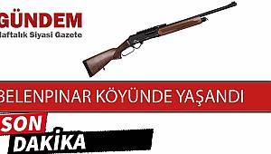  Dinar'da Kadın Tüfekle İntihar Girişiminde Bulundu