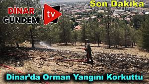  Dinar'da Orman Yangını Çıktı