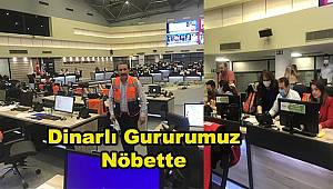  Dinarlı Gururumuz Mustafa Tarlacı; AFAD'ta nöbette