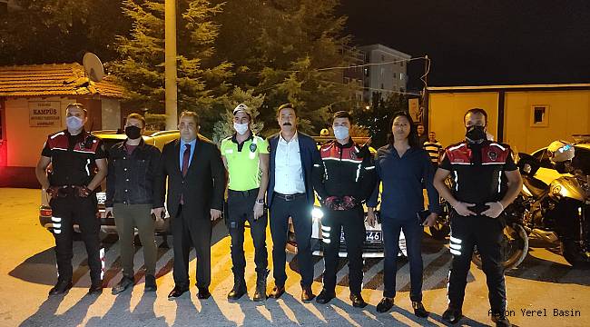 EMNİYET MÜDÜRÜ ALİ TEMİZ ERENLER'DE DENETİMLERE KATILDI