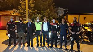 EMNİYET MÜDÜRÜ ALİ TEMİZ ERENLER'DE DENETİMLERE KATILDI