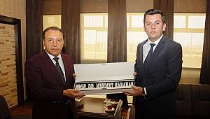 İscehisar Kaymakamı Kapar’dan Rektör Karakaş’a Ziyaret