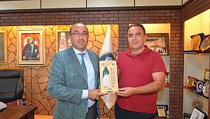 SAMSAT BELEDİYE BAŞKANLIĞINDAN BAŞKAN MUSTAFA ÇÖL’E ZİYARET