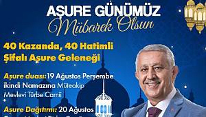 	ŞİFALI AŞURE GÜNÜ ETKİNLİKLERİ BAŞLIYOR
