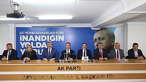 AK PARTİ AFYONKARAHİSAR HEYETİ TAM KADRO GÜNDEMİ DEĞERLENDİRDİ