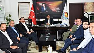 Ak Parti heyetinden Başkan Atlı ’ya Ziyaret