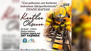 BAŞKAN MUSTAFA ÇÖL’DEN İTFAİYE HAFTASI MESAJI